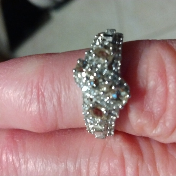 Stamped .925 Diamond Ring.4.5 Grams